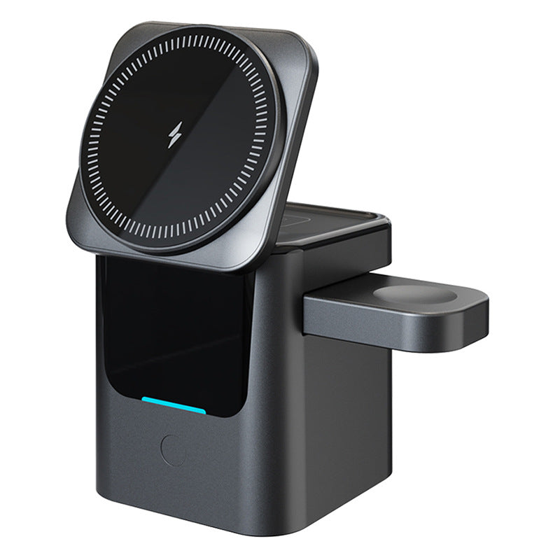 Apple Mobile Phones, Watches, Earphones, Portable Detachable Fast Charging Charger, New Three-In-One Wireless Charger