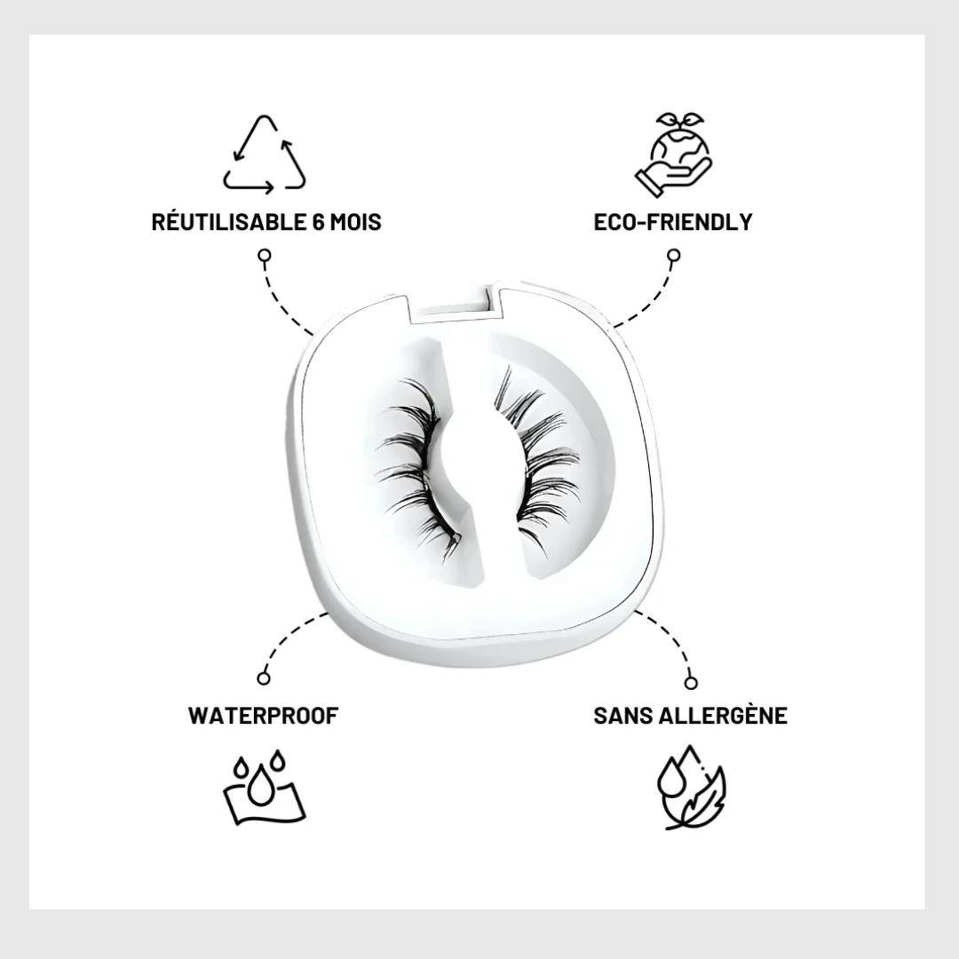 Last Day Buy 1 Get 1 Free!! Reusable Premium Magnetic Eyelashes with Applicator