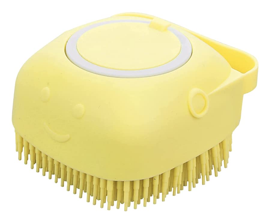 Pet Bath Massage Brush Puppy Dog Cat Grooming Cleaning Soft