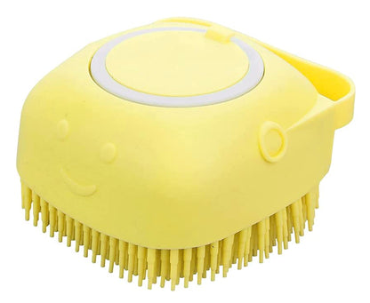 Pet Bath Massage Brush Puppy Dog Cat Grooming Cleaning Soft