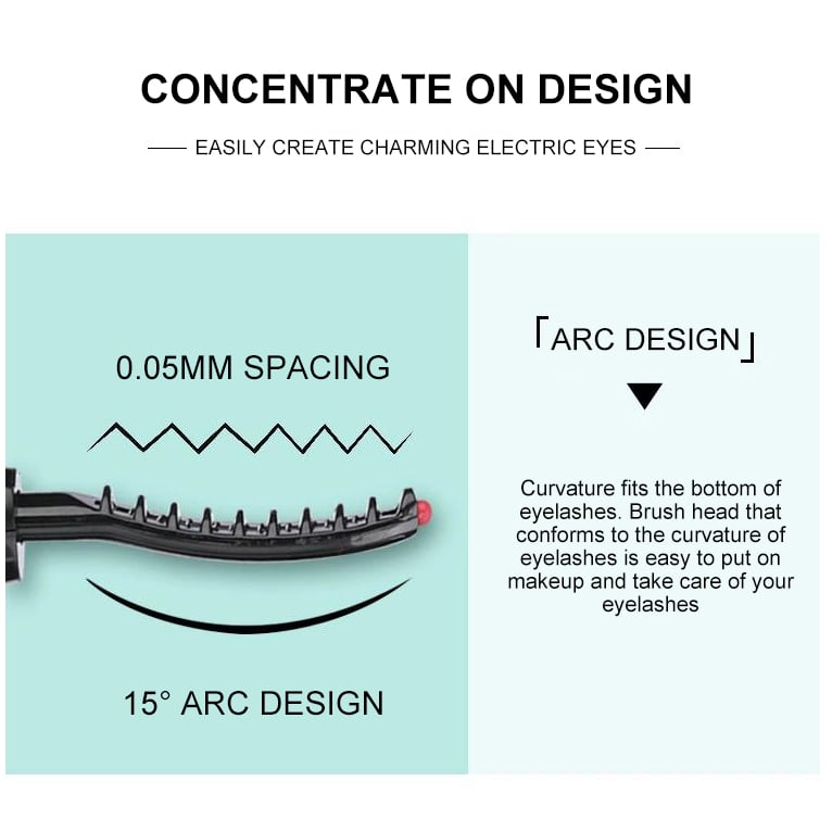 LAST DAY SALE 50% OFF Heated Lash Curling Tool