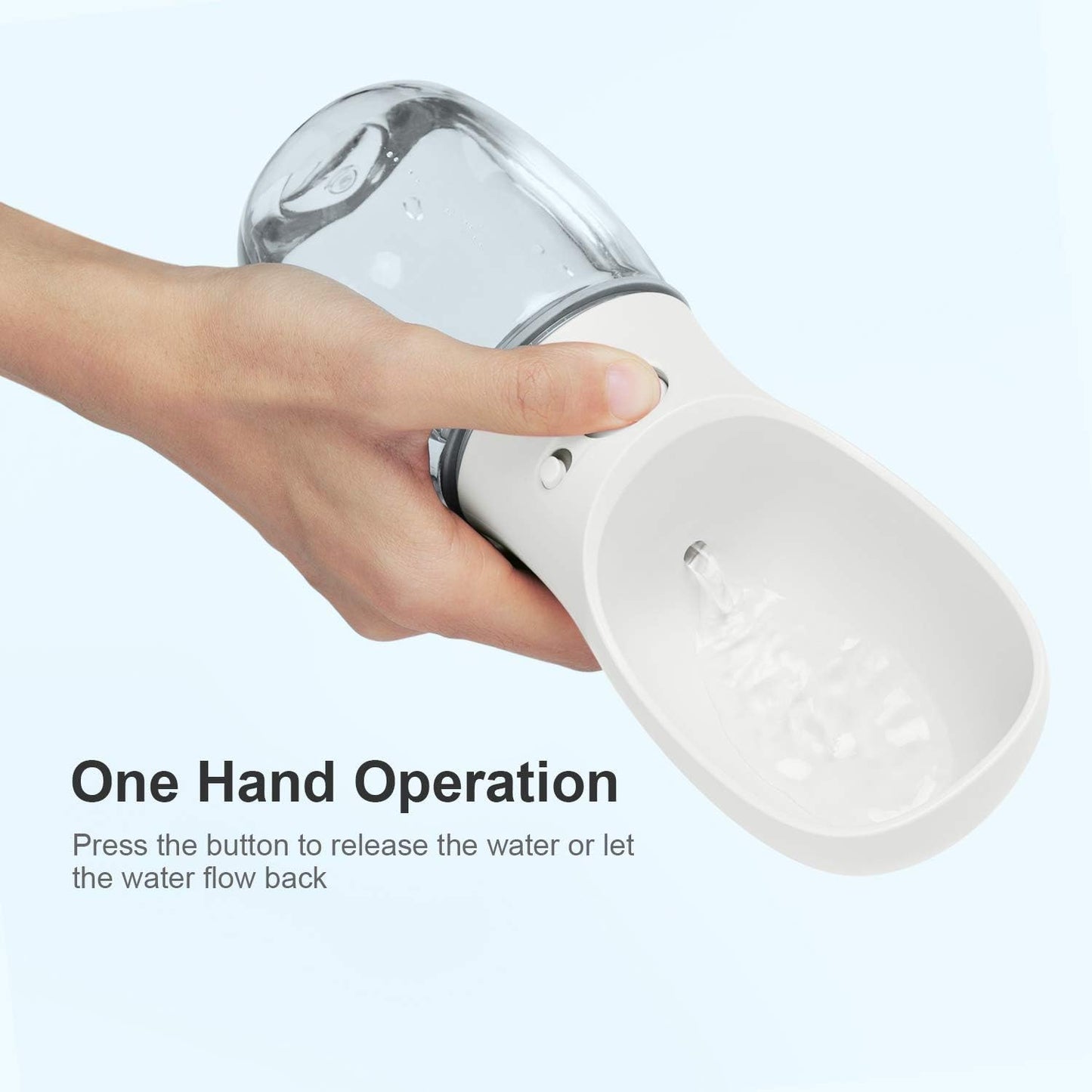 Portable Pet Travel Water Bottle for Cats and Dogs