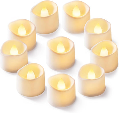 24 flickering flameless candles, simulated LED tea candles, suitable for various festival and event venues.