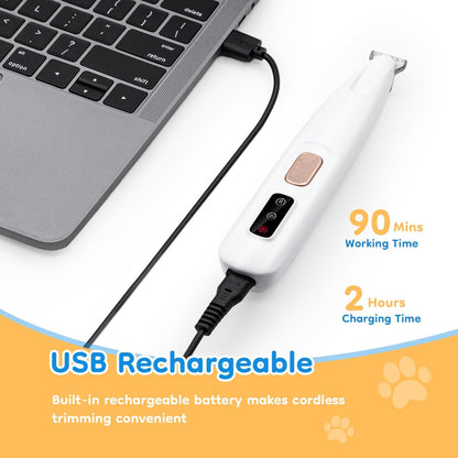 Pet Micro Precision Trimmer, Multifunctional Pet Hair Trimmer