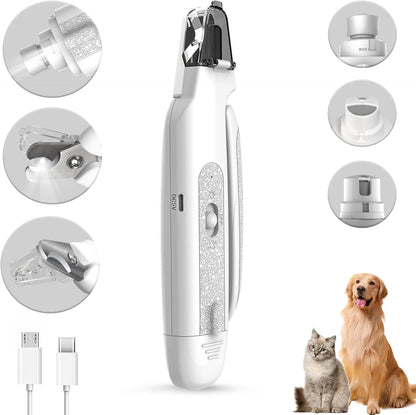 Pet Nail Clippers and Cat Nail Clippers Trimmer with LED Light
