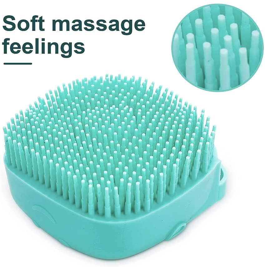Pet Bath Massage Brush Puppy Dog Cat Grooming Cleaning Soft