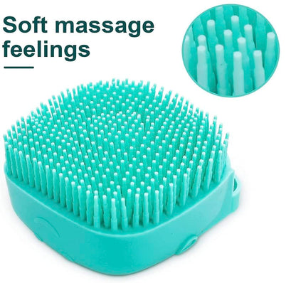 Pet Bath Massage Brush Puppy Dog Cat Grooming Cleaning Soft