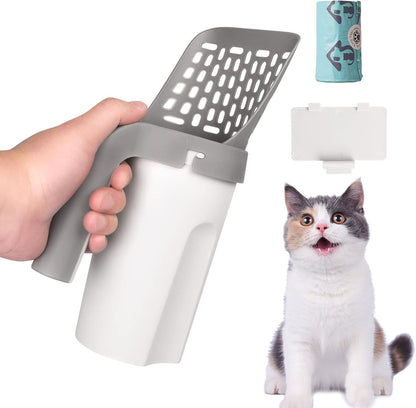 Today's special offer: integrated cat litter scoop and cat poop picker