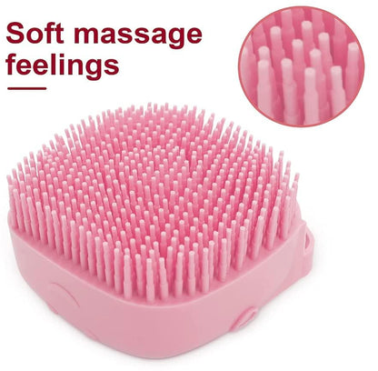 Pet Bath Massage Brush Puppy Dog Cat Grooming Cleaning Soft