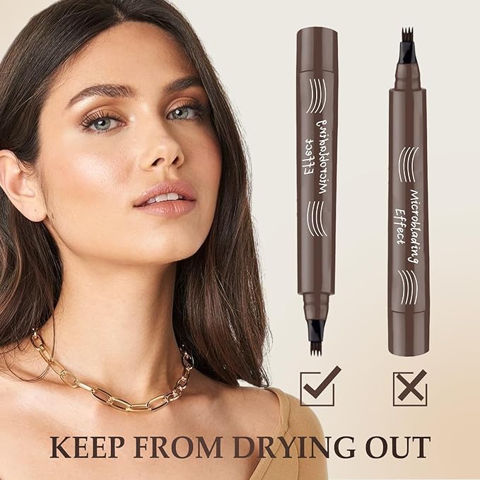 Buy 1 Get 1 Free !!!2025 Upgraded Natural Brows Eyebrow Pen