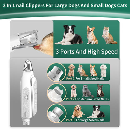 Pet Nail Clippers and Cat Nail Clippers Trimmer with LED Light