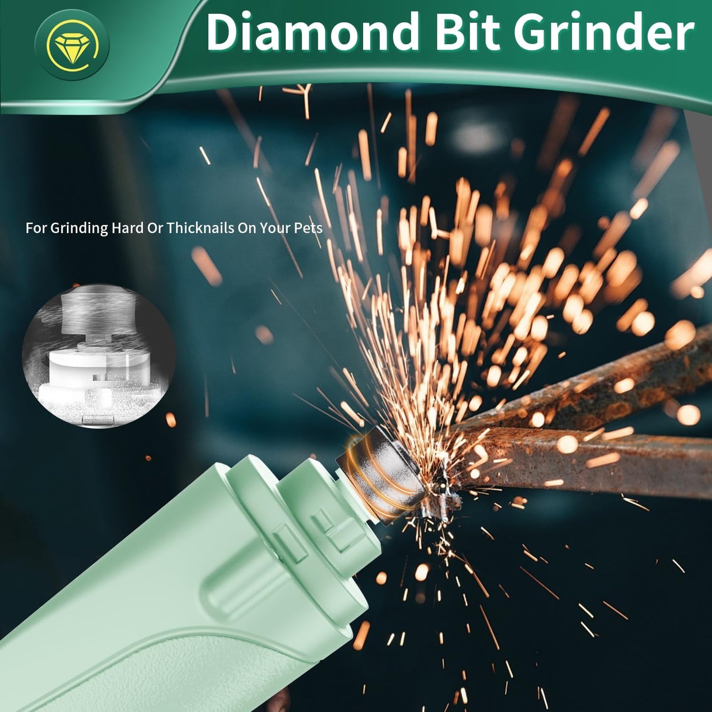 Pet Nail Clippers and Cat Nail Clippers Trimmer with LED Light