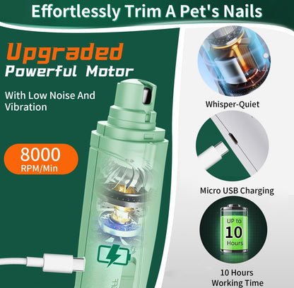 Pet Nail Clippers and Cat Nail Clippers Trimmer with LED Light