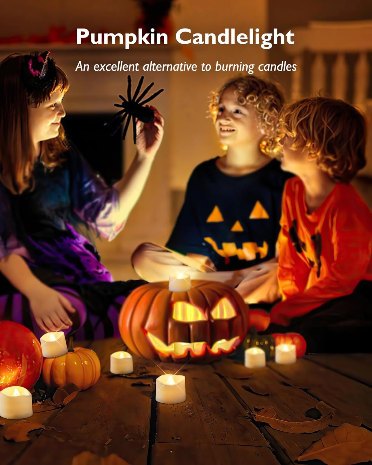 24 flickering flameless candles, simulated LED tea candles, suitable for various festival and event venues.