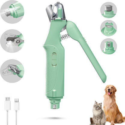 Pet Nail Clippers and Cat Nail Clippers Trimmer with LED Light