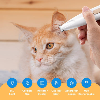 Pet Micro Precision Trimmer, Multifunctional Pet Hair Trimmer