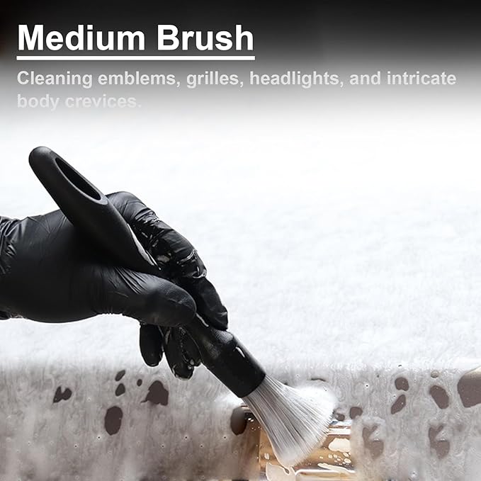 🎁Today's special offer 4-piece car wash wheel brush set