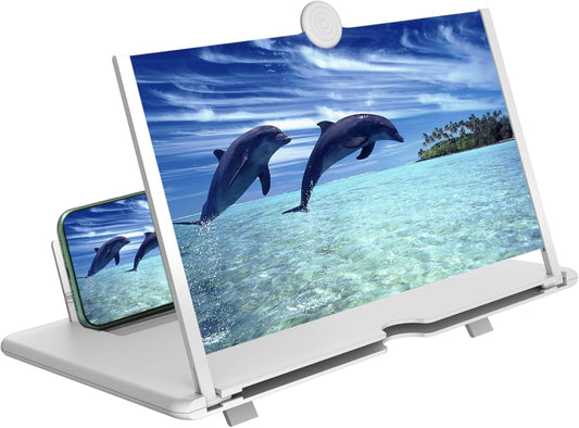 12-inch mobile screen magnifier compatible with all smartphones