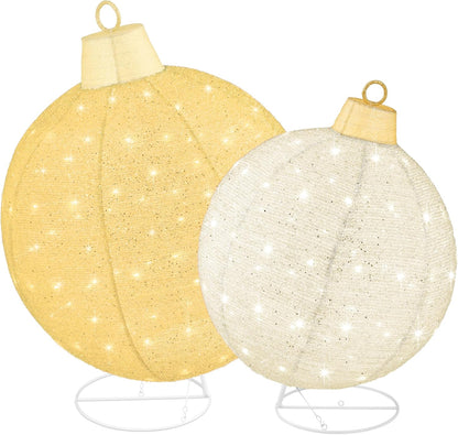 Holiday Special Offer: 50% Off Two-Piece Light-Up Pop-Up Outdoor Christmas Ornament Set