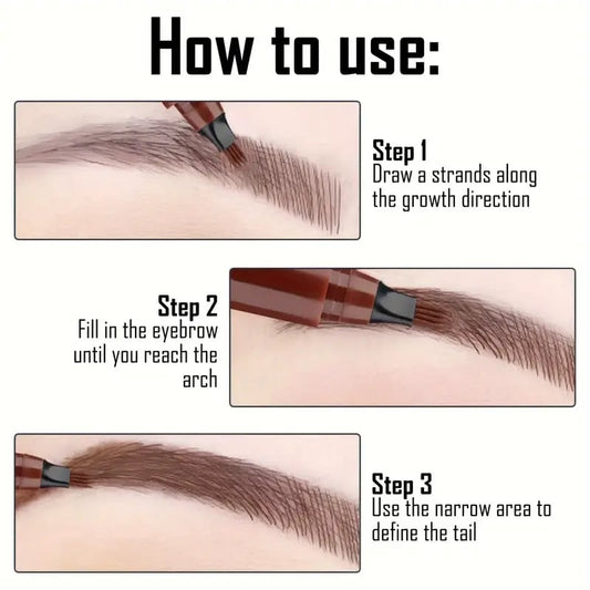 Buy 1 Get 1 Free !!!2025 Upgraded Natural Brows Eyebrow Pen