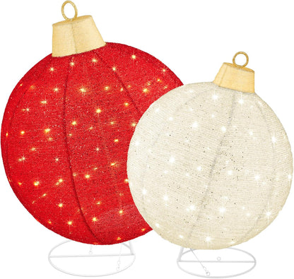 Holiday Special Offer: 50% Off Two-Piece Light-Up Pop-Up Outdoor Christmas Ornament Set