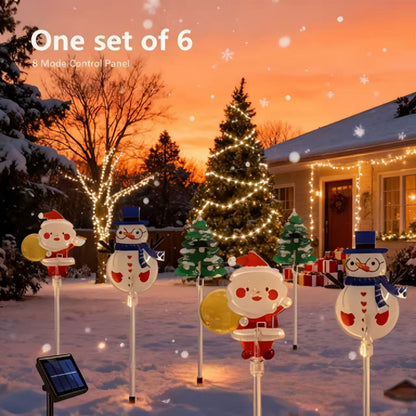 Christmas decorations 40% off, solar-powered LED lighting effects.