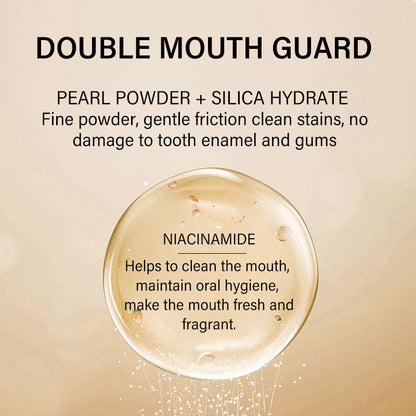 👉Niacinamide whitening dual-color toothpaste removes yellowing and bad breath from teeth.