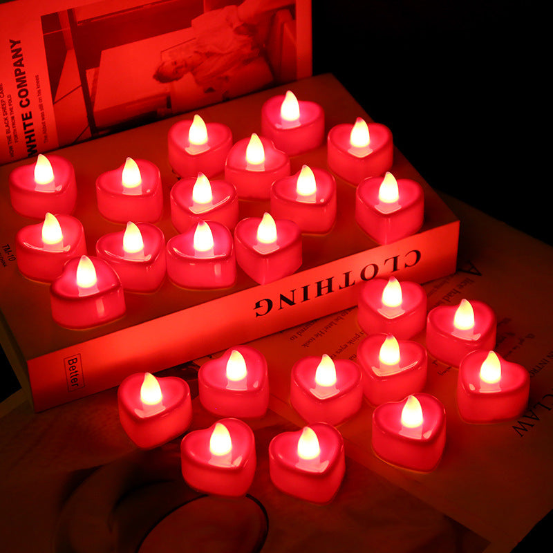 24 flickering flameless candles, simulated LED tea candles, suitable for various festival and event venues.