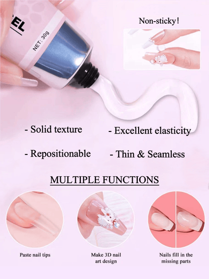 Hot selling-Magic Solid Nail Glue Kit 3-In-1 Nail Art Kits