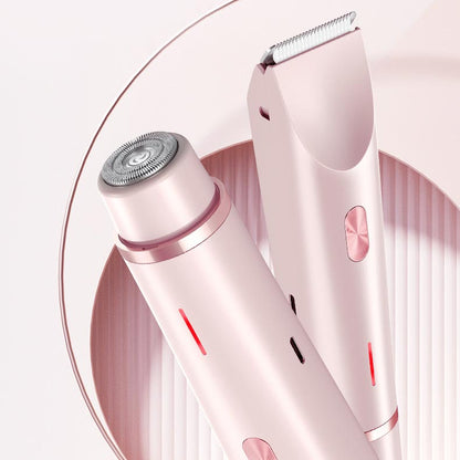 ¡¾Dual-Head Epilator¡IPX7 Waterproof - Hair Removal & Trimming | 21-Day Silky Skin  Cordless Design | Hypoallergenic |