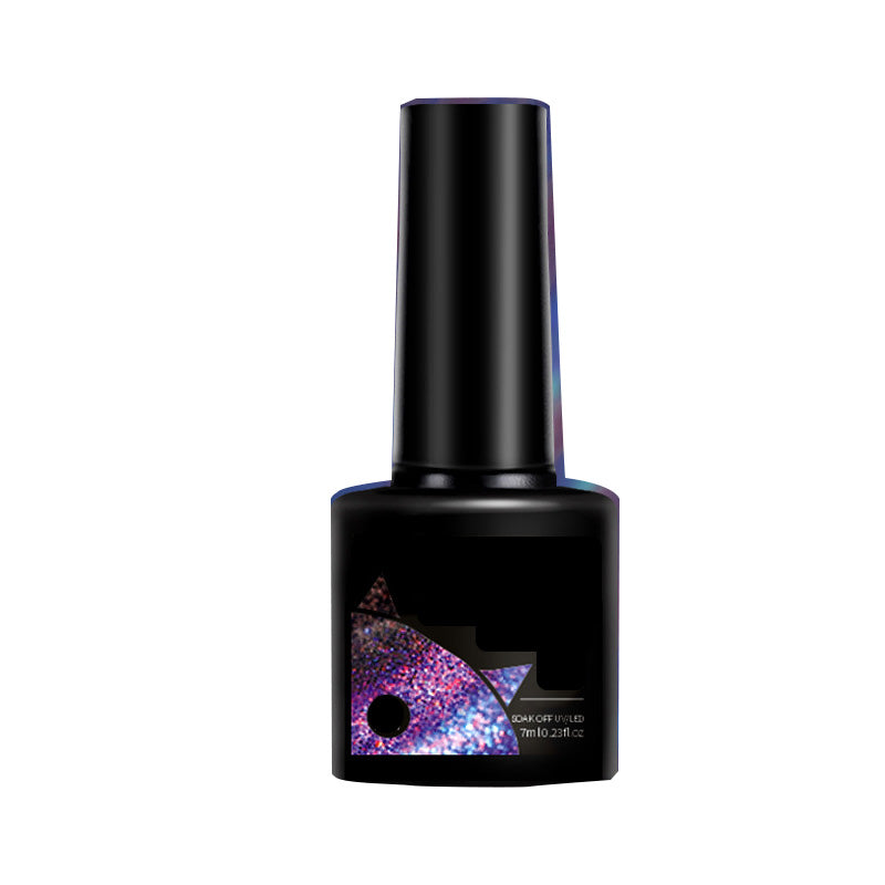 Christmas Gift idea 49 OFF Glitter Rainbow Cat Eye Gel Nail Polish