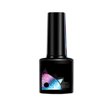 Christmas Gift idea 49 OFF Glitter Rainbow Cat Eye Gel Nail Polish