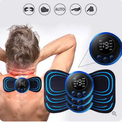 Hot Sale Portable Massager with 8 Modes and LCD Screen - Mini Muscle Stimulator for Pain Relief