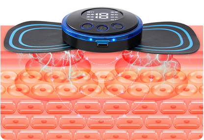 Hot Sale Portable Massager with 8 Modes and LCD Screen - Mini Muscle Stimulator for Pain Relief