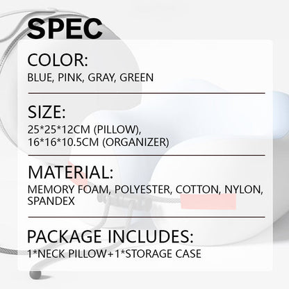 Last Day Special £º50% OFF Memory Foam U-Shaped Travel Neck Pillow